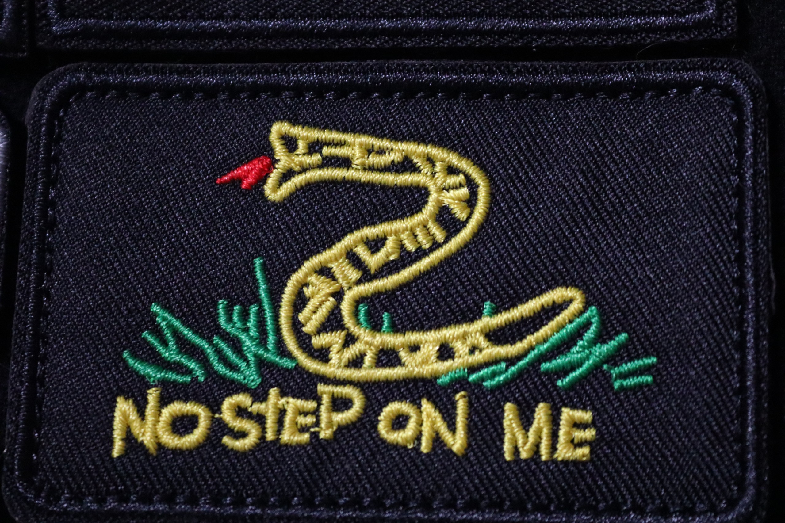 "NO STEP ON SNEK" Meme Embroidered Morale Patch
